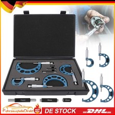 4 Stück Micrometer Bügelmessschrauben Satz 0-100mm Mikrometerschraube Mikrometer