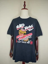 Rare Detroit Pistons Bad Boys Hammer Time Front Back Print Licensed T-shirt XL 