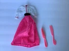 Mattel Vintage 1984 Angel Face Barbie’s Dress, Brush & Comb 3-PC Accessory Lot.