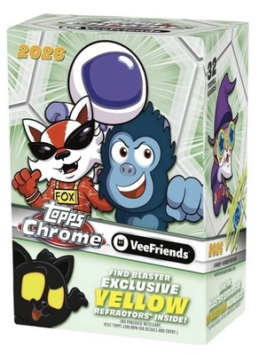 2× 2026 Topps Chrome Veefriends Blaster Box Ships Low Buy It Now (2)