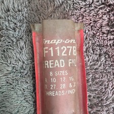Snap On Tools TFM1127B METRIC Thread File Cha...