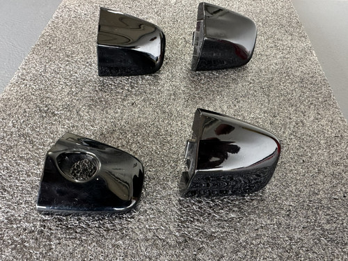 2017-2024 OEM INFINITI Q50 FRONT And Rear DOOR OUTER LOCK CAP Escutcheon Black - Picture 1 of 2