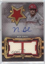 2020 Triple Threads Rookie and Future Phenom Relics 8/99 Nick Senzel Auto w7p
