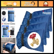 Winter Outdoor Faucet Cover - 3M Insulated Spigot Sock, Waterproof, 10"x6.3", 4