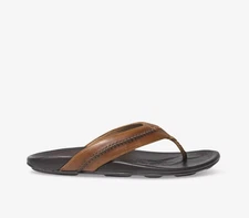 NEW OluKai Mea Ola Sandal – Premium Leather Comfort Flip Flops