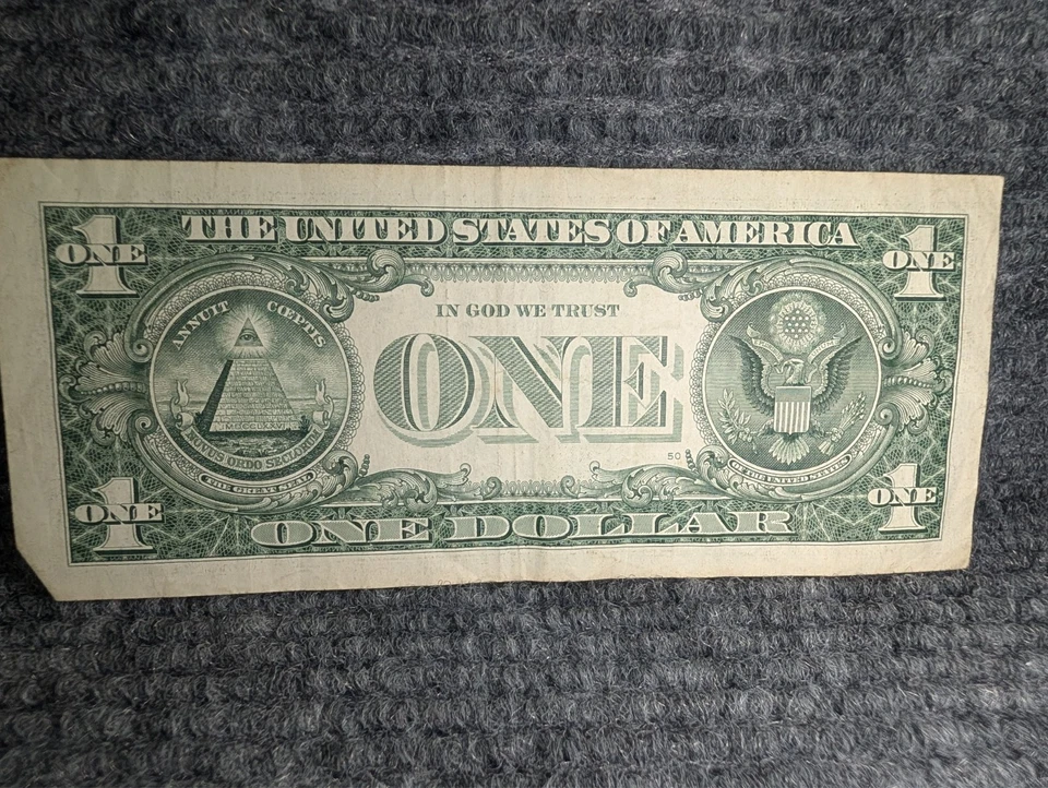 US Currency Birthday Anniversary Note Bill - $1 E08151974C August 15th 1974 - Image 2 of 2