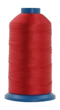 Tex 135 Bonded Nylon Thread for Sewing 1250 Yds T135 Heavy Duty Red 138 Thread
