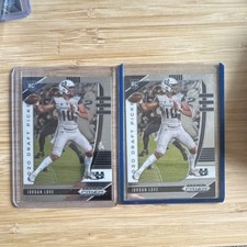 2020 Panini Prizm Draft Picks Jordan Love Utah State RC #148 NFL 2 Card Lot
