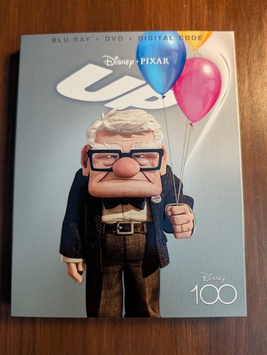 UP (Blu-ray and DVD) Includes Slipcover- Like New- No Digital Code