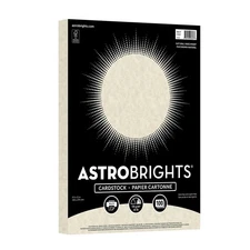 Astrobrights Specialty Parchment Cardstock, 8.5" x 11", 65 lb/176 gsm, Natural (