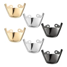 3Pairs Metal Shoes Pointed Protector Solid Toe Tip Cap Cover Elegant Replacement