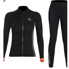 Dive Sail Wetsuit Pants XXXL shirt XXL Black NewNeoprene Scuba Diving Leggings