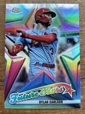 Dylan Carlson 2022 Topps Chrome Future Stars INSERT FS-4 St Louis Cardinals Cubs