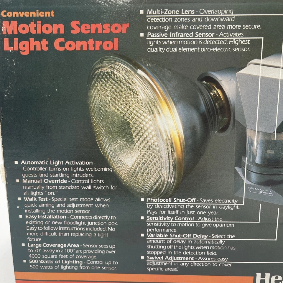 Reflex Heath Zenith #SL-5410-A Motion Sensor Light Control - Image 4 of 4