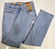 Levis 724 High-Rise Slim Straight Cropped Jeans sz 28/6 New With Tags