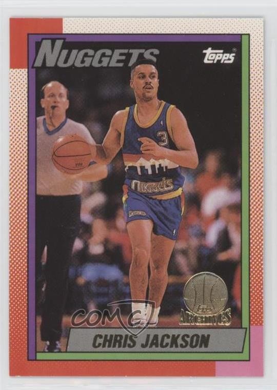 1992-93 Topps Archives Gold Stamp Mahmoud Abdul-Rauf Chris Jackson #135 0bn8
