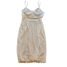 Vtg Dixie Belle 34 medium midi slip dress lingerie coquette romantic bridal