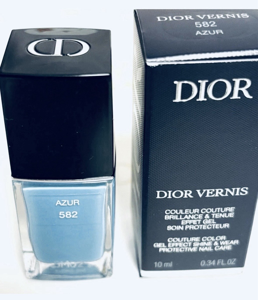 Dior Vernis #582 Azur •Nail Polish •Shine and Long Wear • Gel