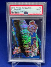 RJ BARRETT 2019-20 PANINI REVOLUTION LIFTOFF! FRACTAL DIE CUT ROOKIE RC #8 PSA 9