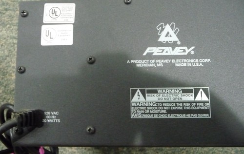 Ecualizador gráfico Peavey U.S.A. Q231F doble 31 bandas con FLS con manual/cable del propietario - Imagen 6 de 6