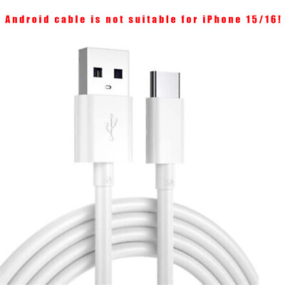 USB Type C Data Cable 5A Fast Charging USB-A to USB-C Charger lot Cord For Phone
