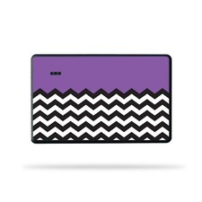 MightySkins Skin for Tile Slim 2020 - Purple Chevron  Protective, Durable,...