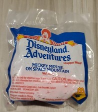 1994 McDonalds Toy NEW Disneyland Adventures Mickey Mouse On Space Mountain No 4