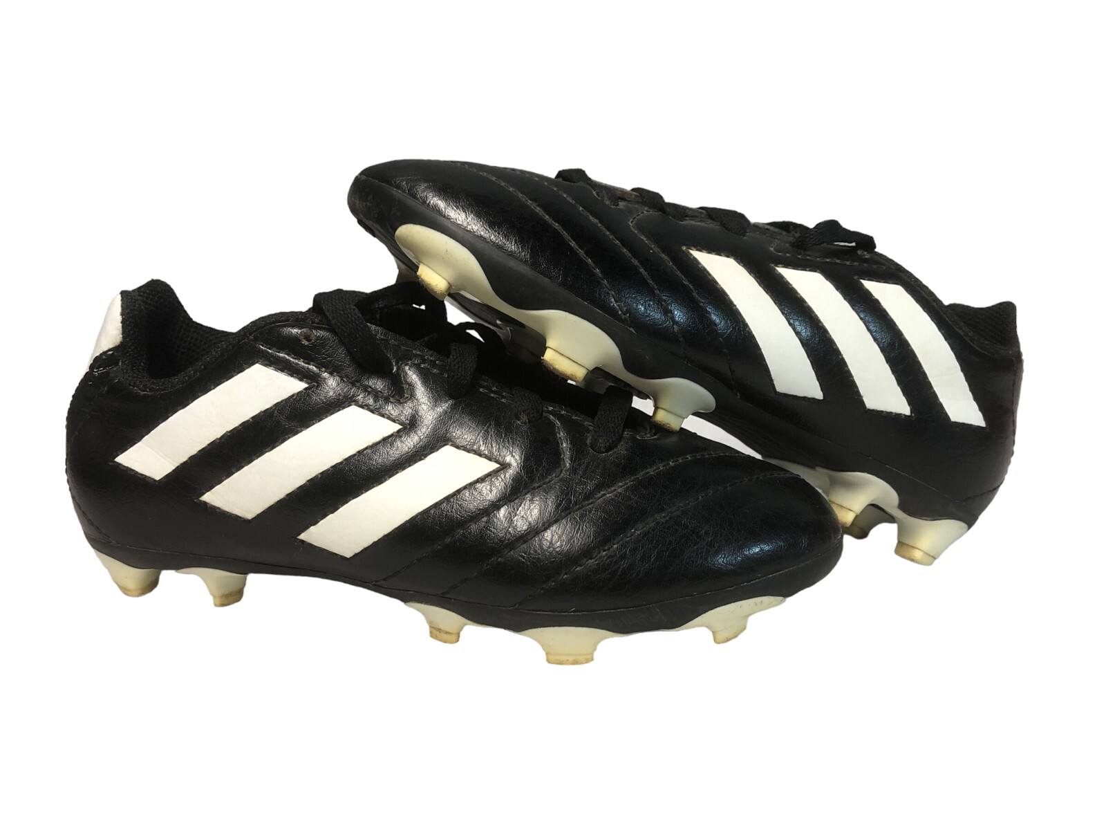 Adidas Kids 12K Soccer Cleats Goletto VII FG J Boys Girls Black Youth