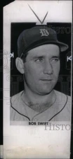 1945 Press Photo Bob Swift Catcher Detroit Tigers - RRX39101