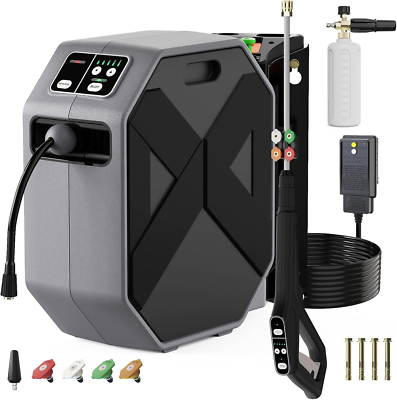 #ad Buyplus Wall Mounted Pressure Washer 5500PSI Max 3.8GPM Electric Power Washer $296.00