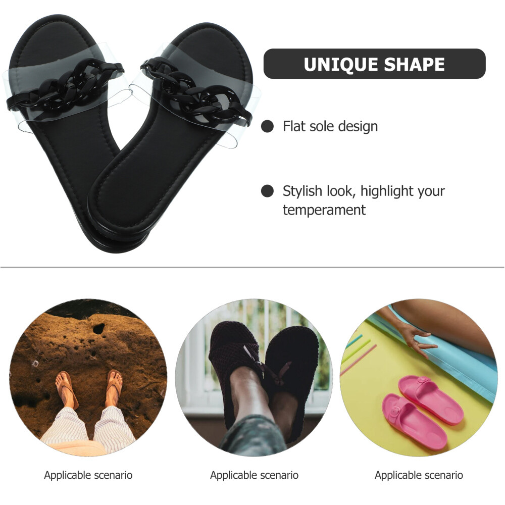 APL Sandali piatti moda sandali trasparenti scarpe donna sandali estivi