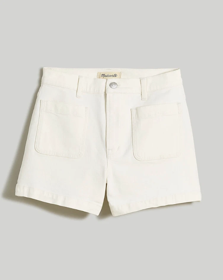 Madewell white hotsell shorts