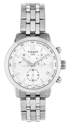 Steel Men Silver Dial Watch 