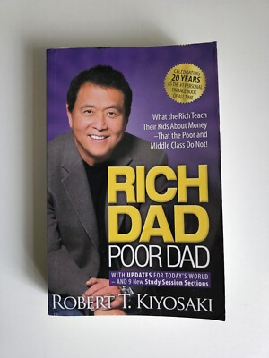 Rich Dad Poor Dad by Robert T. Kiyosaki - Paperback Book, 2017, Personal Finance