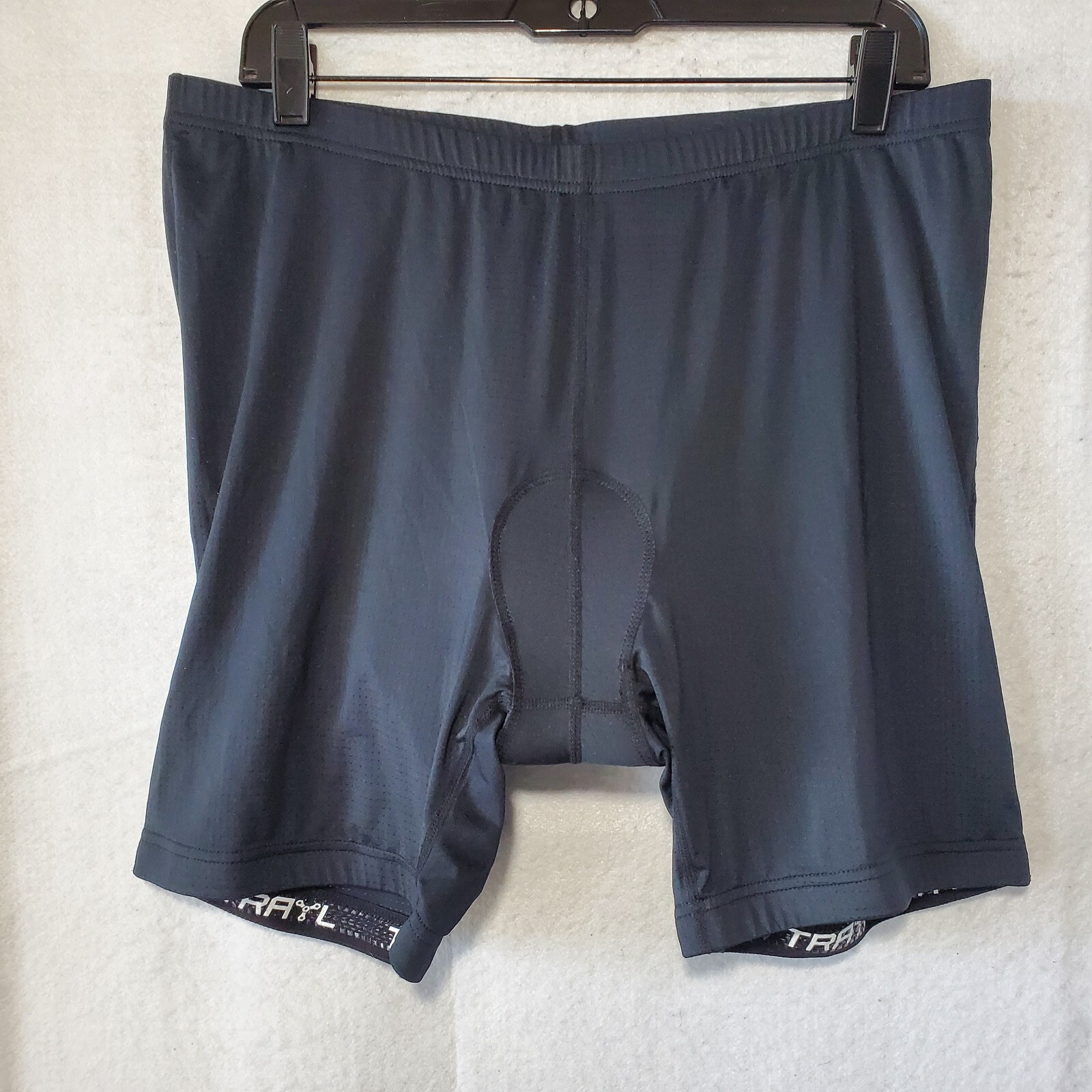 Men's XL Black Padded MTB Road Bike Shorts by Trayl Cycling-image