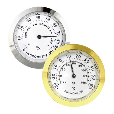 1x Hydrometer Humidity Meter High Precision Analog Round Humidity Sensor Monitor