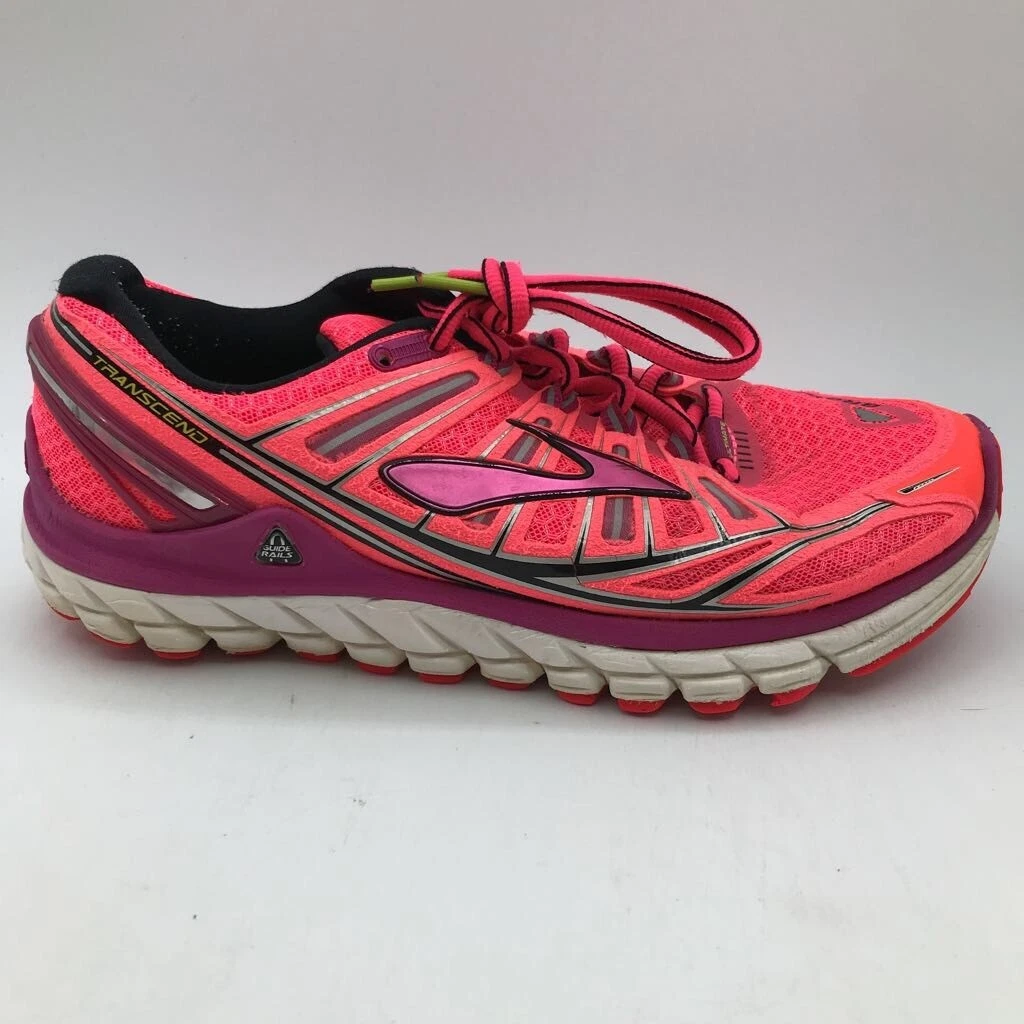 Brooks Womens Transcend Ultimate Ride Running Shoes Pink Purple 1201501B878  7.5B | eBay