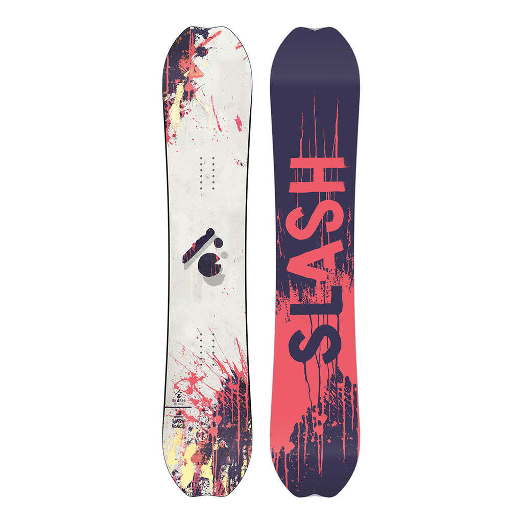 Slash by Gigi Happy Place Snowboard 135-163W, CamRock, Carbon 