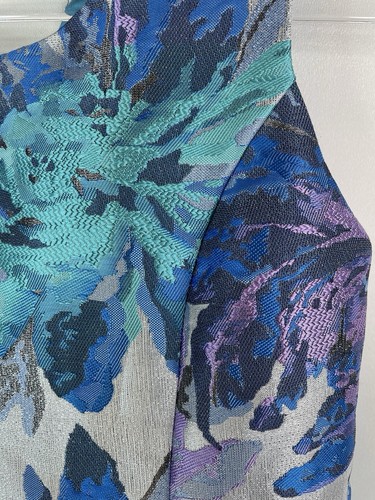 Zoe LTD Sleeveless Metallic Floral Jacquard Dress in Girl’s Sz: 12 - Picture 5 of 13