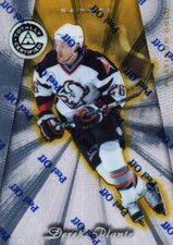 🔥 1997-98 PINNACLE CERTIFIED PLATINUM GOLD 26/69 #110 DEREK PLANTE HALL OF FAME
