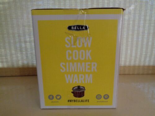 Bella 1.5 Quart slow cooker Model WJ-1500 red and black squares - Picture 2 of 8