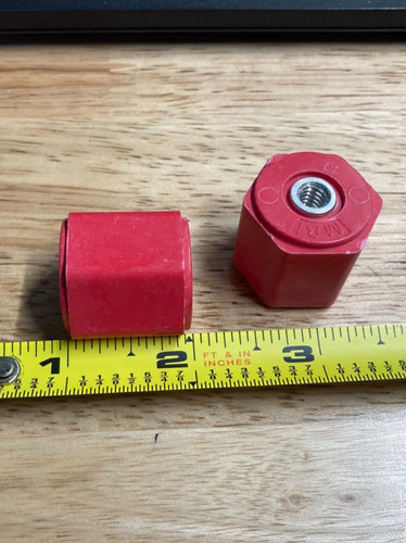 MAR-BAL 1" X 1" 1/4-20 X 5/16" INSULATED STANDOFF ELECTRICAL 600V 1100-A1 QTY:5