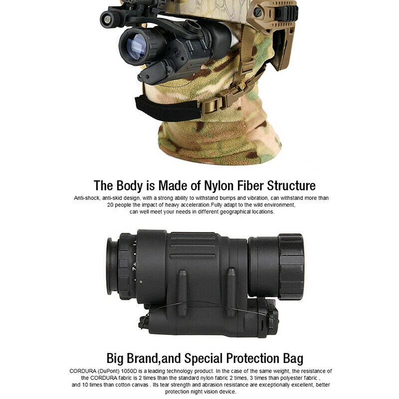Infrared Night Vision Goggles Monocular IR Surveillance Camera Tactical Scope - Image 4 of 4