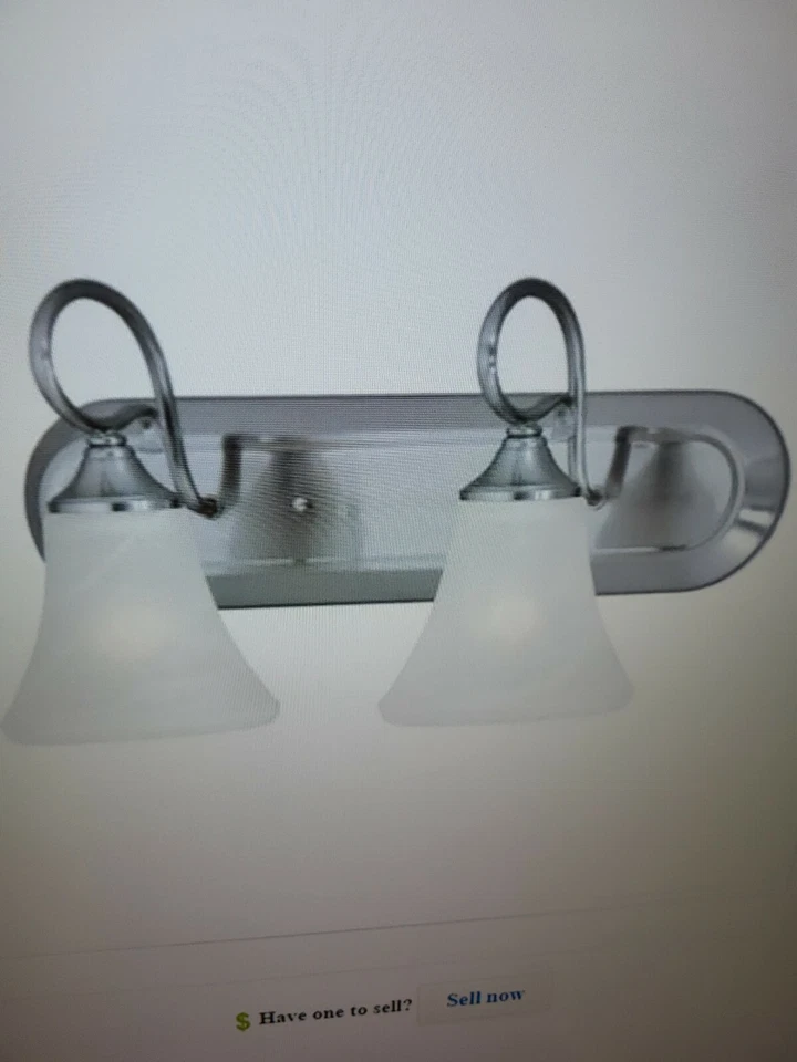 Lámpara de pared Thomas Lighting Elipse 2 luces, níquel cepillado - SL744278 Foto 2 de 2