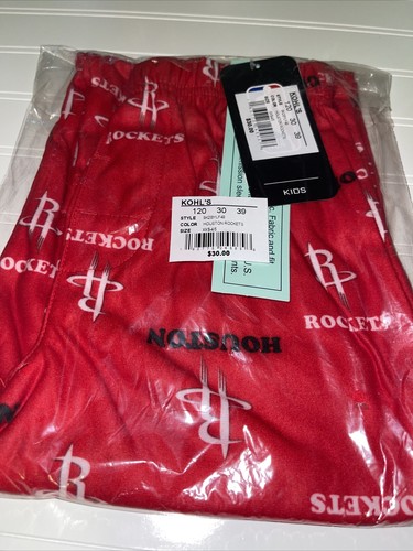 Little Boy's Size XXS 4-5 Houston Rockets NBA Lounge Pants Retail $30.00 - Picture 4 of 4