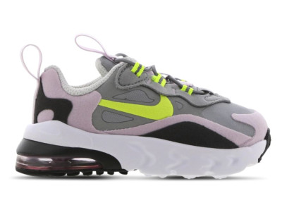 Nike Jungen Mädchen Air Max 270 RT React TD grau Kleinkinder Turnschuhe CD2654 010 