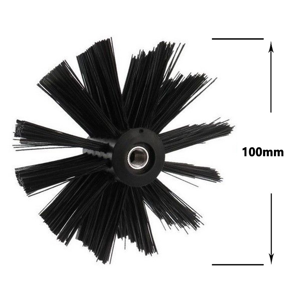 100/150mm Chimney Sweep Brush Rod Fireplace Stove Soot Flue Cleaning