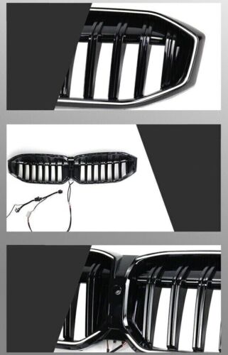 Avec Grille Lumineuse LED Grille de mode Pare-chocs Avant Maille pour BMW Série 3 2023 2024