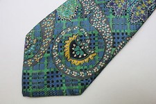 MARIO FERRARI men's silk neck tie made in Italy