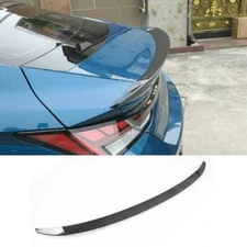  ABS Carbon Rear Tail Trunk Spoiler Wing Lip For Hyundai Elantra 2022 Trim X